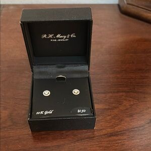 Gold Stud Earrings 10k